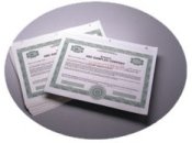 corporate kit: Stock Certificates